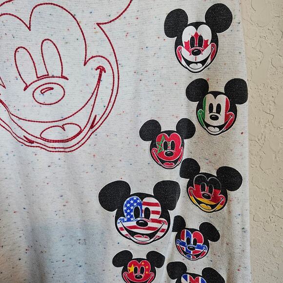 Walt Disney World Epcot Mickey Mouse Scoop Neckline Tank Top Size X-Large Summer - Picture 5 of 11